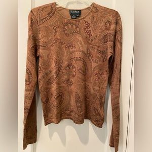 Ralph Lauren, Silk and Cashmere Blend Lightweight Sweater
